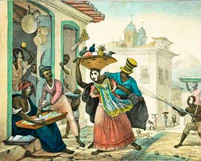Cena de Carnaval (1823), Jean-Baptiste Debret