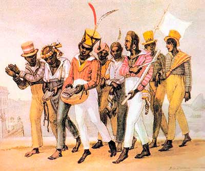 Cena de Carnaval (1823), Jean-Baptiste Debret