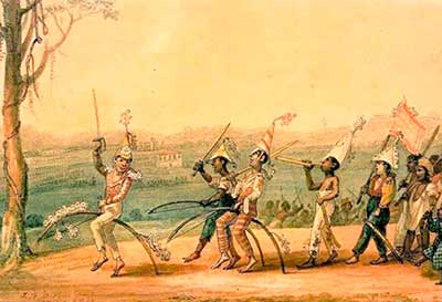 Marimba - passeio de domingo à tarde (1826), Jean-Baptiste Debret