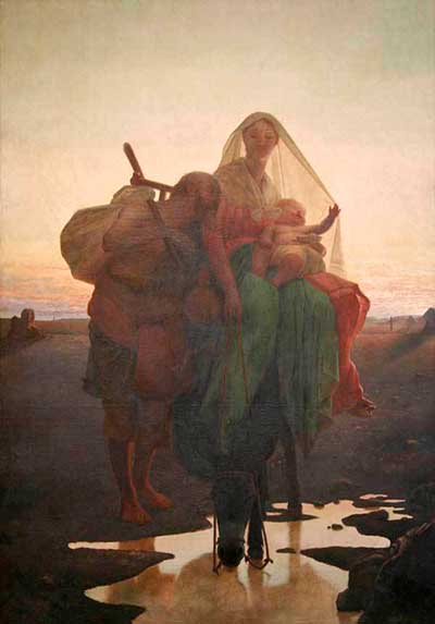 A Fuga para o Egito, Almeida Júnior, 1881