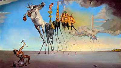 A Tentação de Santo Antônio, Salvador Dalí, 1947