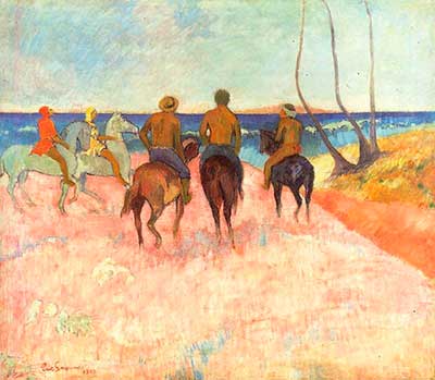 Cavaleiros na Praia, Paul Gauguin, 1902