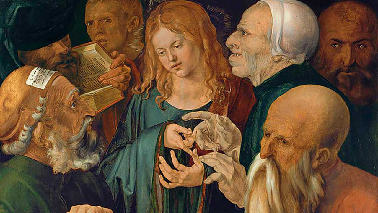 Jesus Entre os Doutores, Albrecht Dürer, 1506