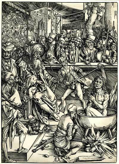 O Apocalipse - Martírio de São João, Albrecht Dürer, 1496-98