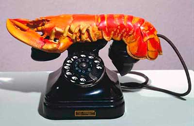 Telefone Lagosta, Salvador Dali, 1936