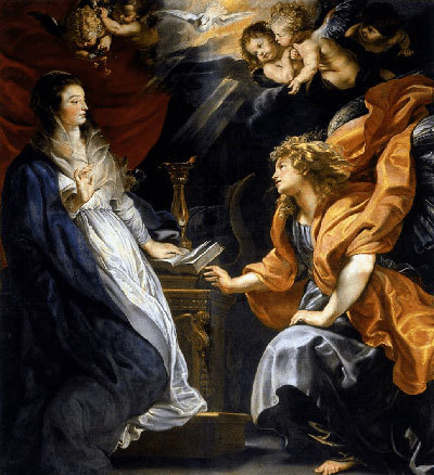 A Anunciação, Peter Paul Rubens,1609