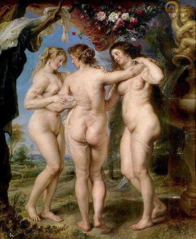 As Três Graças, Peter Paul Rubens, 1630-1635