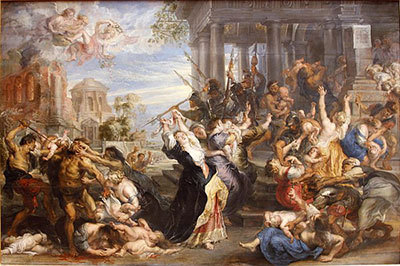 O massacre dos Inocentes, Peter Paul Rubens, 1611-12