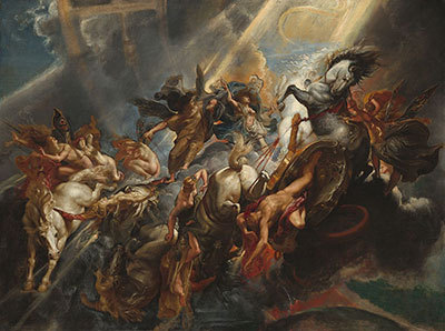 A Queda de Faeton, Peter Paul Rubens, c. 1704-05