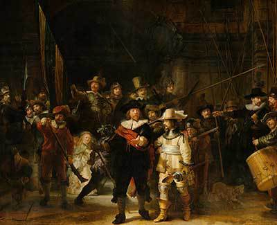 A Ronda Noturna, Rembrandt van Rijn, 1640-42