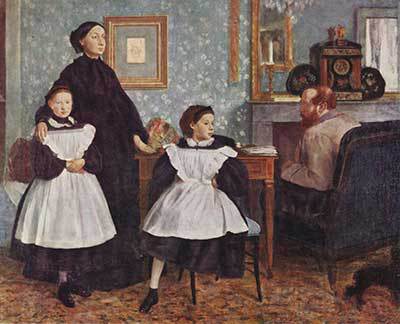 Retrato da Família Bellelli, Edgar Degas, 1860