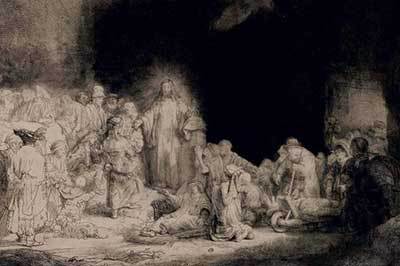 Cristo Pregando, Rembrandt van Rijn, 1648