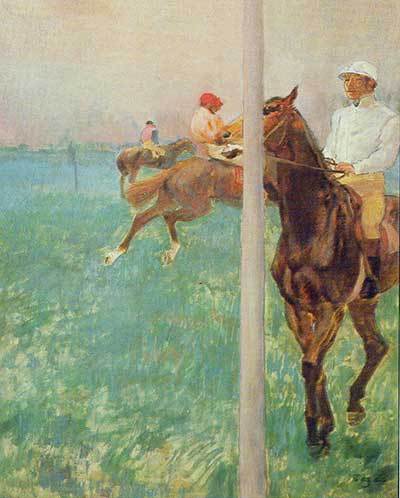 Jóqueis Antes da Corrida, Edgar Degas, 1881