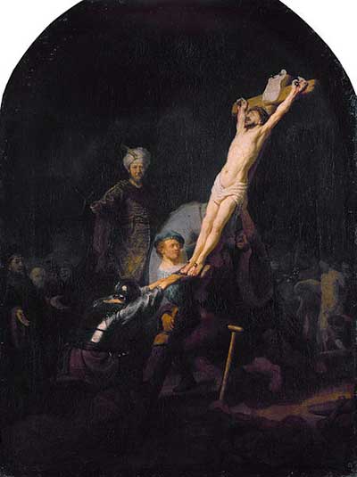 A Elevação da Cruz, Rembrandt van Rijn, 1633