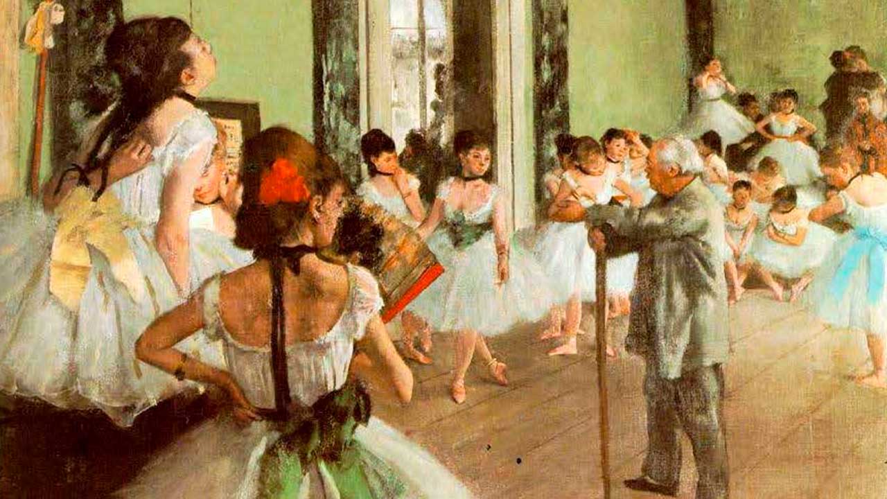 Aula de Dança, Edgar Degas, 1873-76