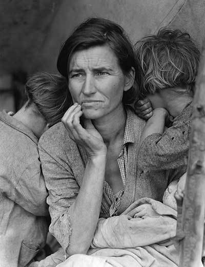 Dorothea Lang, Mãe Migrante, 1936