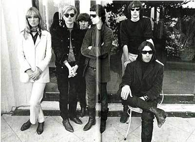 Gerard Malanga, Andy Warhol e a Banda Velvet Underground, 1966