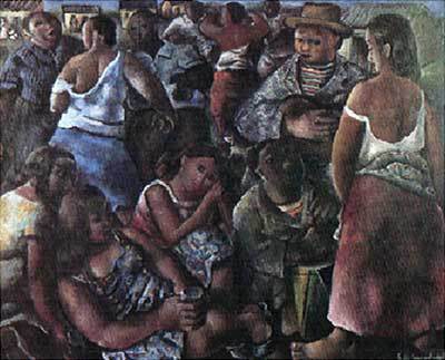 Scène Brésilienne, Di Cavalcanti, 1937-38