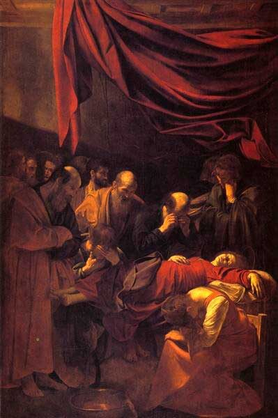 A Morte da Virgem, Caravaggio, 1604-06