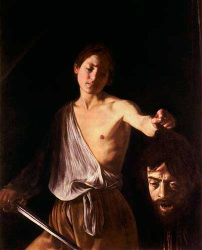 Davi com a Cabeça de Golias, Caravaggio, 1605